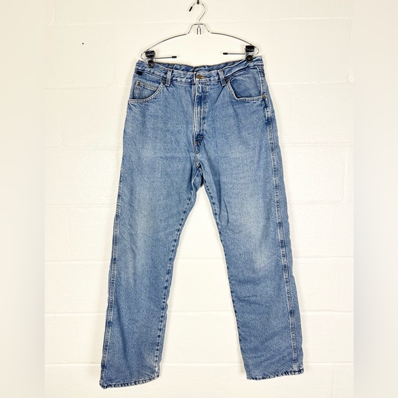 Wrangler Rugged Wear fleece lined jeans 36x34 workwear Winter pants - Picture 1 of 8